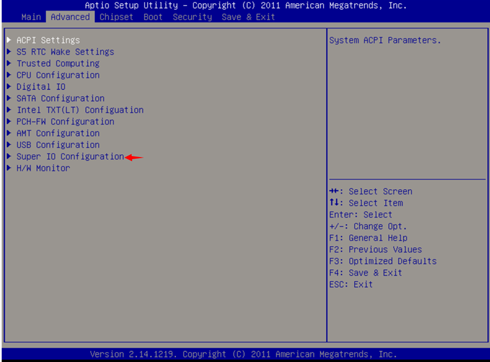 如何設(shè)置工業(yè)平板電腦BIOS及485定義的問題(圖1) 如何設(shè)置工業(yè)平板電腦BIOS及485定義的問題(圖1)